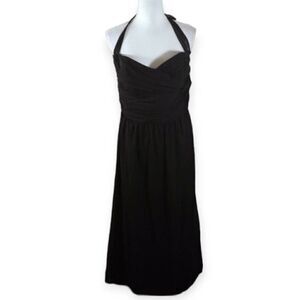 ALFRED ANGELO BLACK HALTER FORMAL GOWN SZ.18 EUC